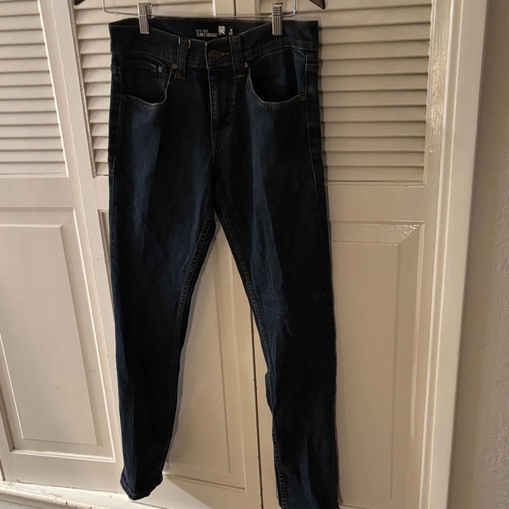 RSQ Men's Dark Blue New York Slim Straigt Jeans Size 28x30